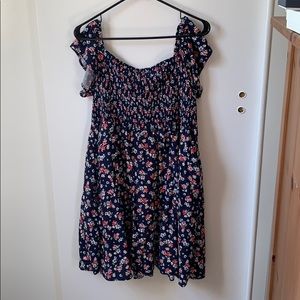 Torrid Navy Blue Floral Dress